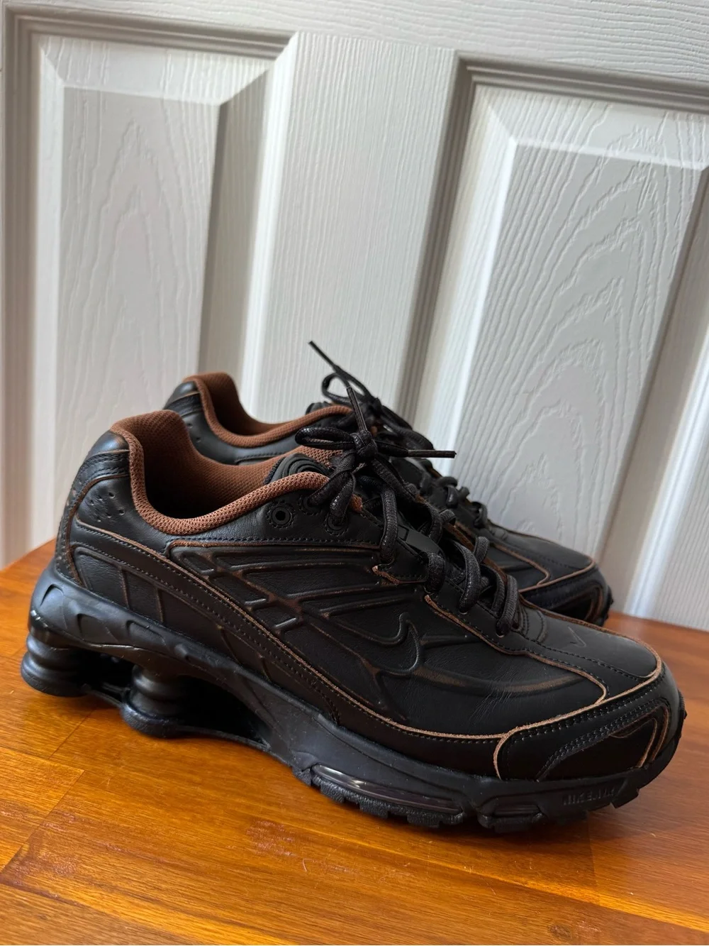 Nike Shox Ride 2 Premium Sneakers coated in brown